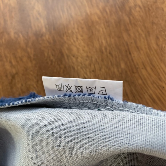 Lananas Blue Shag Faux Fur Pillow Cover Shams 19 x 20” Boho Home or Room Decor - Picture 10 of 11